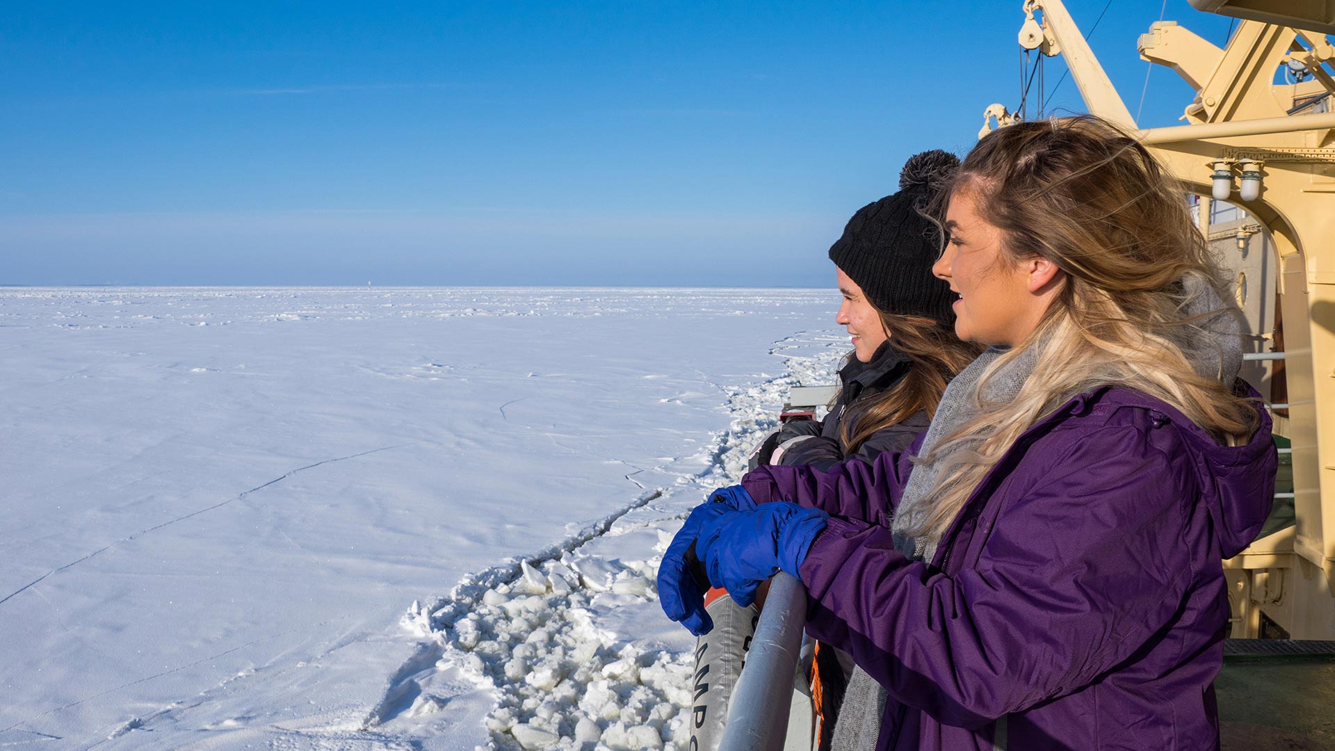 icebreaker cruise - views from the deck of sampo