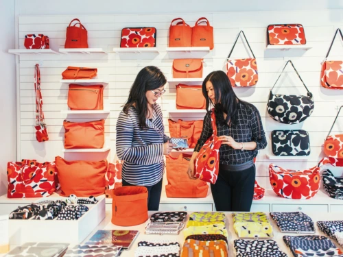 marimekko store - finnish design